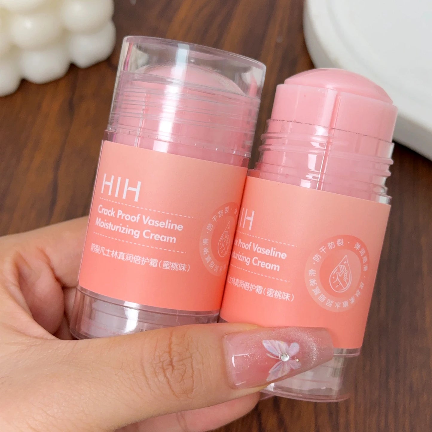 Moisturizing Exfoliation Feet Cream Stick Anti Cracking Double Protection Peach Orange Hand Foot Softening Dry Daily Foot Care
