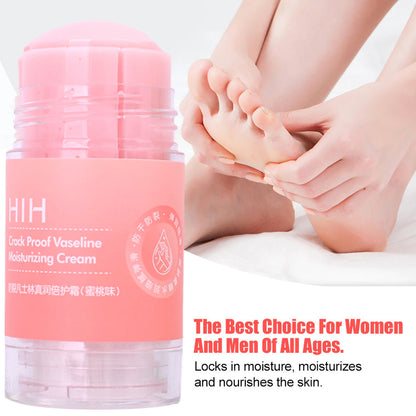 Moisturizing Exfoliation Feet Cream Stick Anti Cracking Double Protection Peach Orange Hand Foot Softening Dry Daily Foot Care
