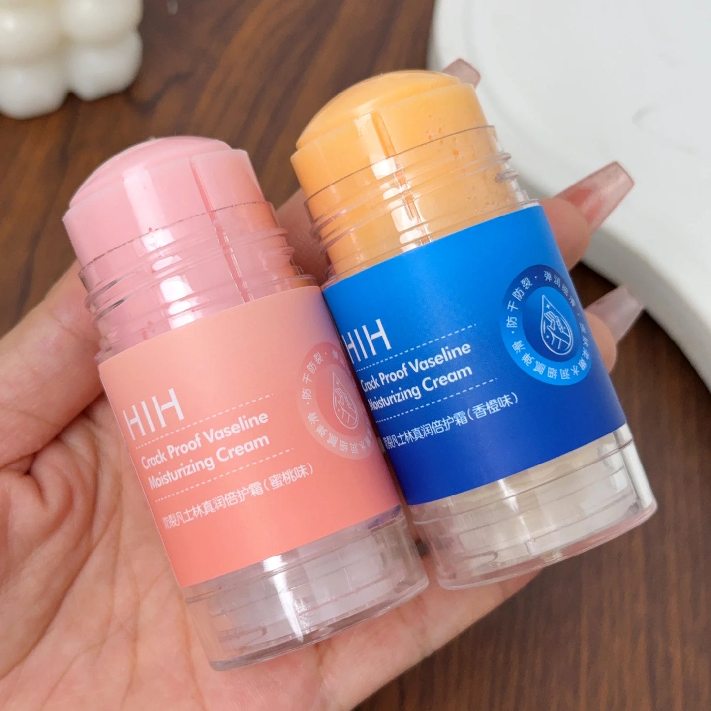 Moisturizing Exfoliation Feet Cream Stick Anti Cracking Double Protection Peach Orange Hand Foot Softening Dry Daily Foot Care